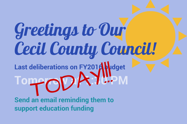 Greeting to Our Cecil County Council